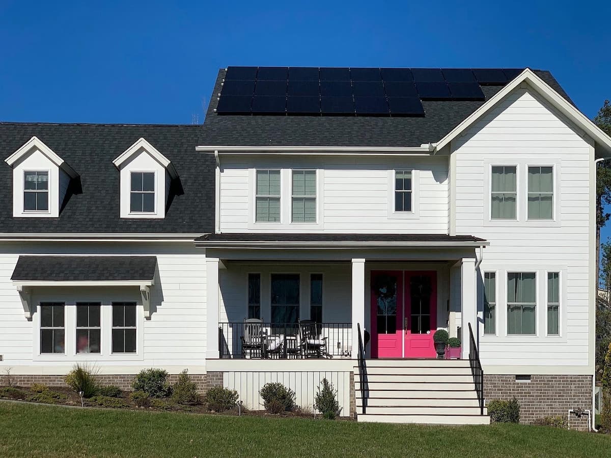 Solar installation crew mounting panels in Augusta, Georgia